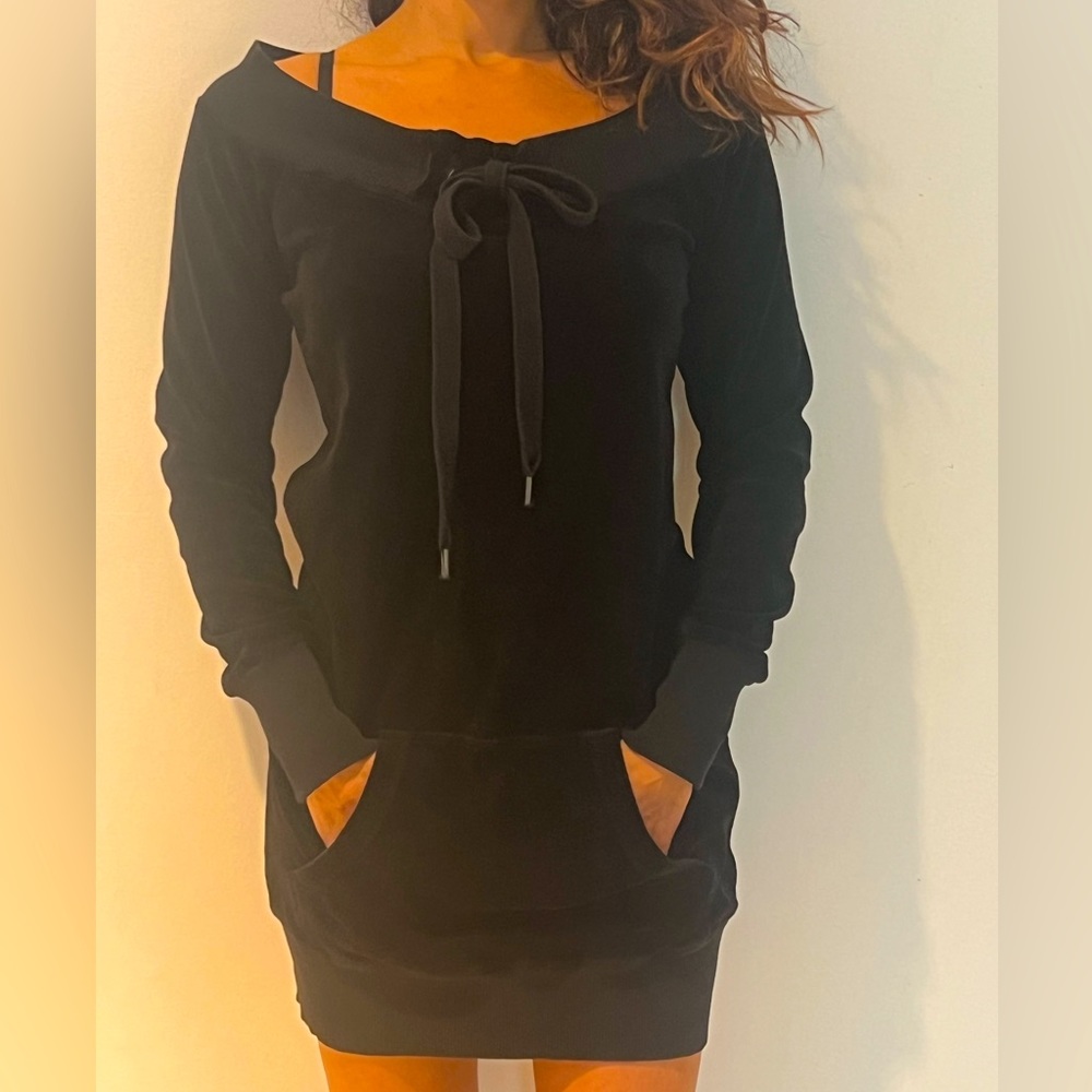 Black Velour Juicy dress